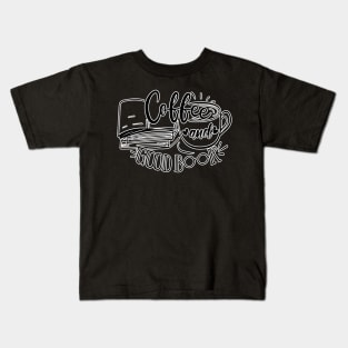 Coffee and good book Kids T-Shirt